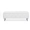 Baxton Studio Seine White Leather Contemporary Storage Ottoman 112-6001 - alternate 4